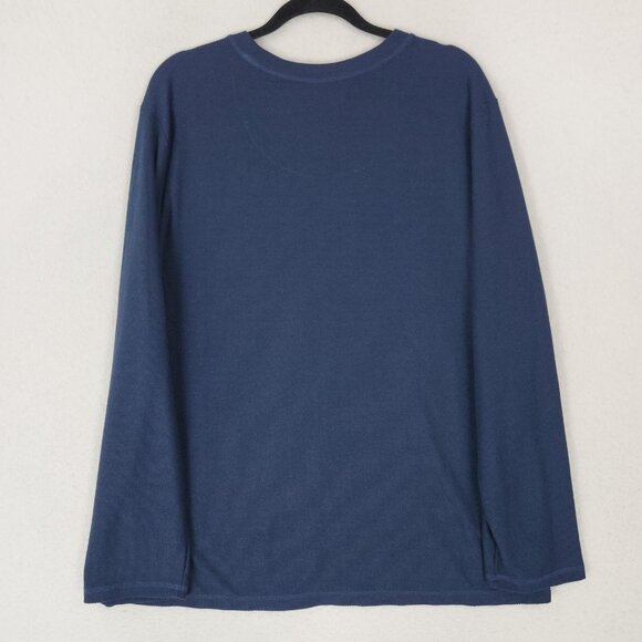 Tommy Bahama Sweater Mens XL Blue Lightweight Crew Neck Casual Pullover - Picture 11 of 12